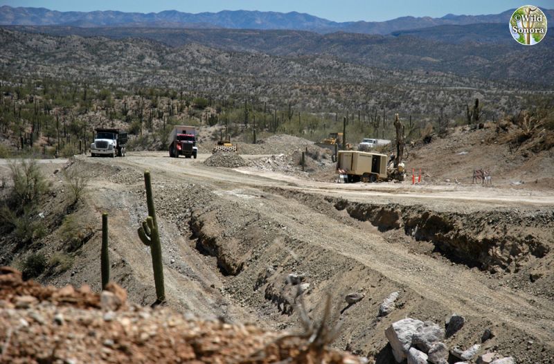 Sásabe to Sáric highway construction and paving