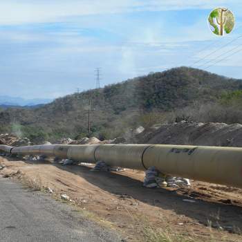 Independencia pipeline under construction