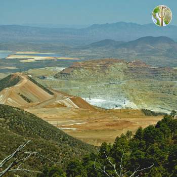 Cananea mine from Sierra Elenita, photo by Ana Lilia Reina-Guerrero