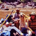 Lane Larsen, guiding a 2005 Rio Aros expedition