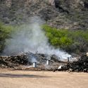 Photo: Mesquite charcoal making in the Sonoran back-country