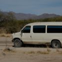 Migrant van on Altar/Sásabe Highway