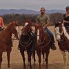 Sky Jacobs going horseback riding