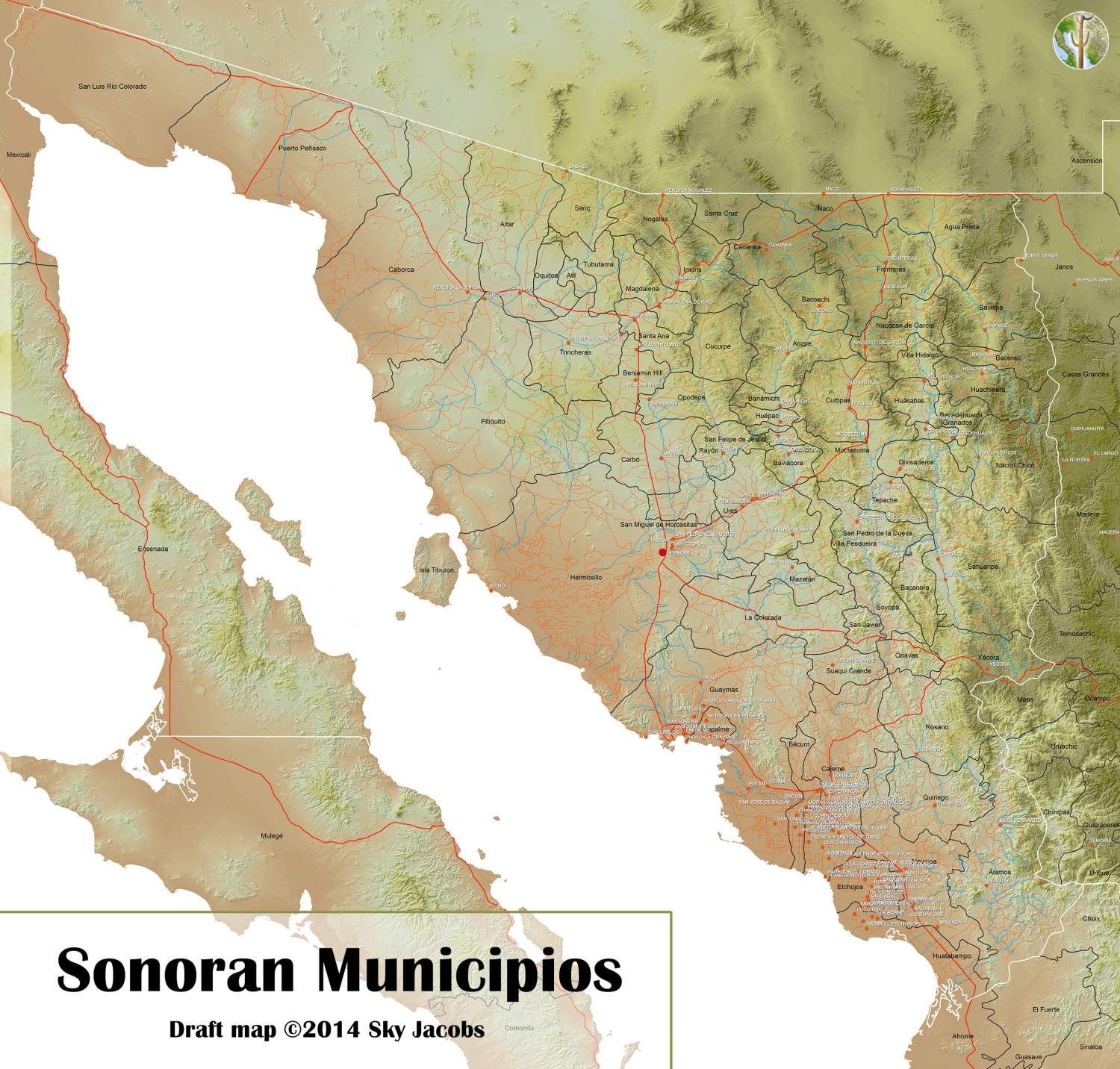 Municipios of Sonora, Mexico